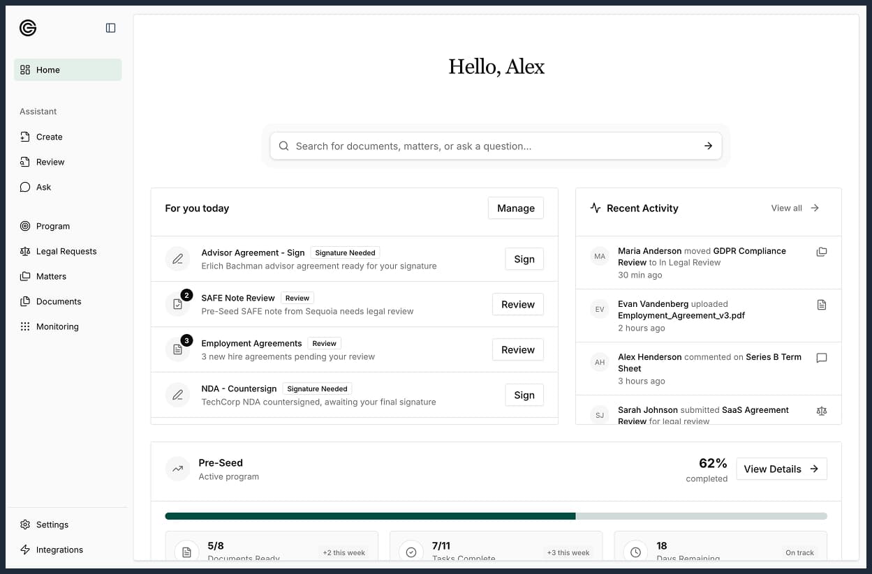 OneGC app screenshot